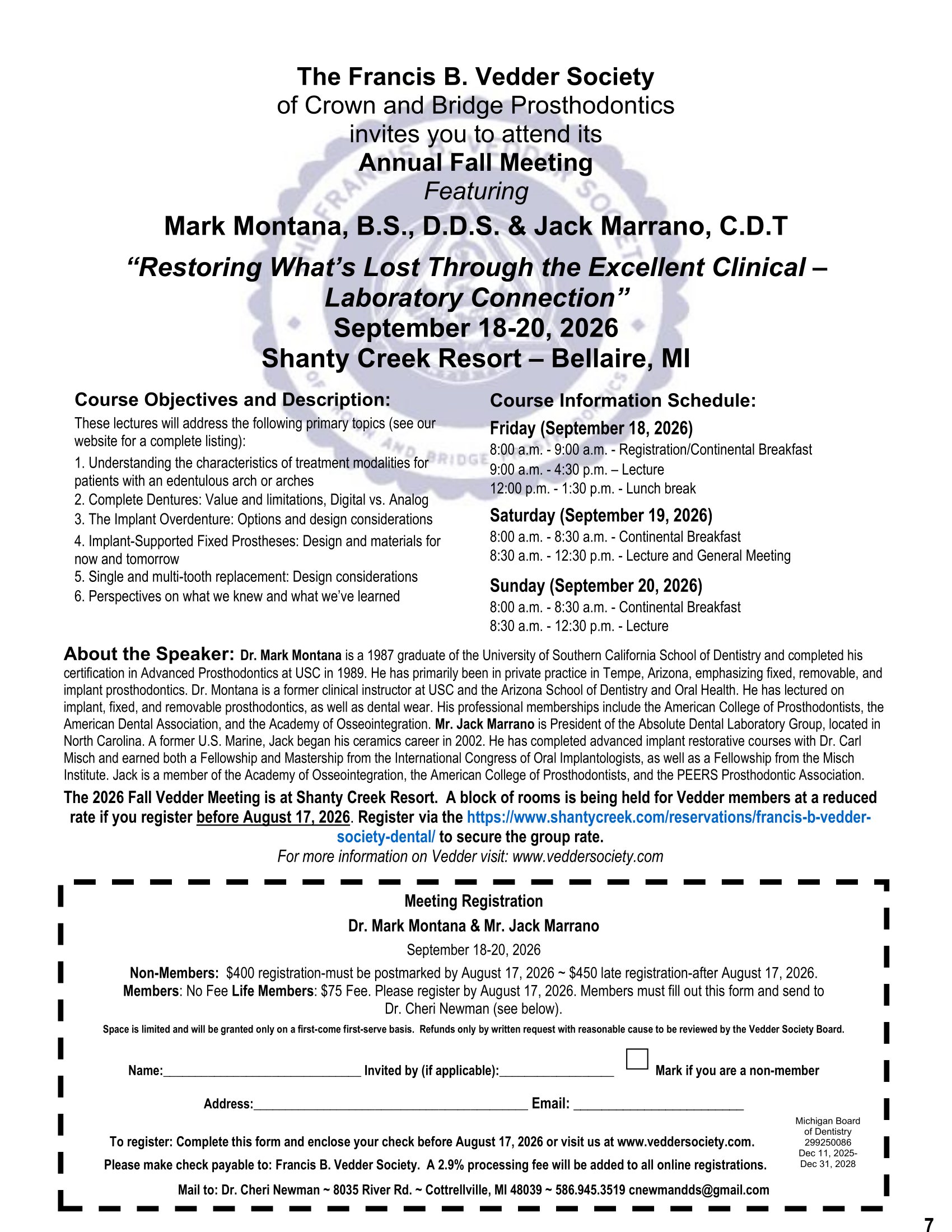 Meeting flyer